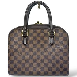 LOUIS VUITTON Damier Ebene Triana Top Handle Bag